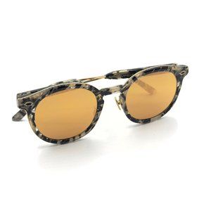 Leisure Society Women's Sunglasses Cortina Color Gunpowder/24k Gold New